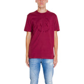 Armani Exchange Bordeaux Cotton T-Shirt -   -  Armani Exchange.